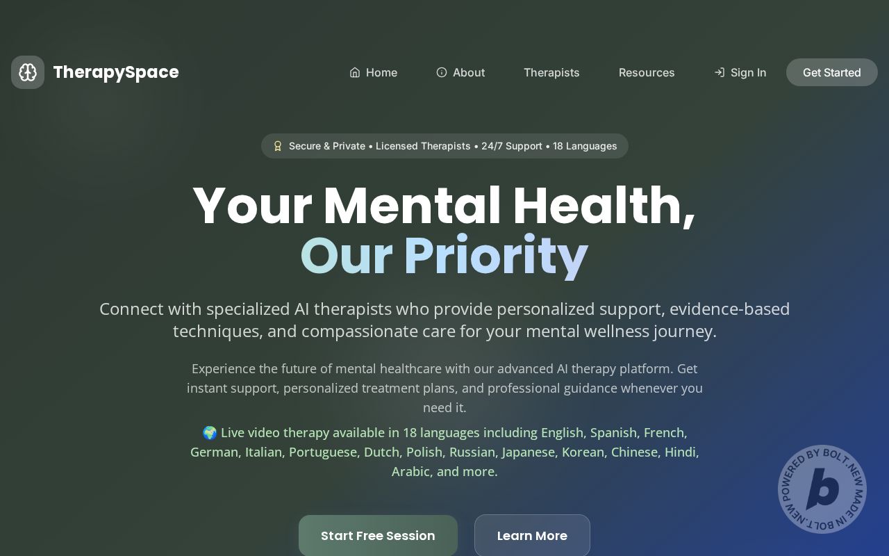 Preview of TherapySpace