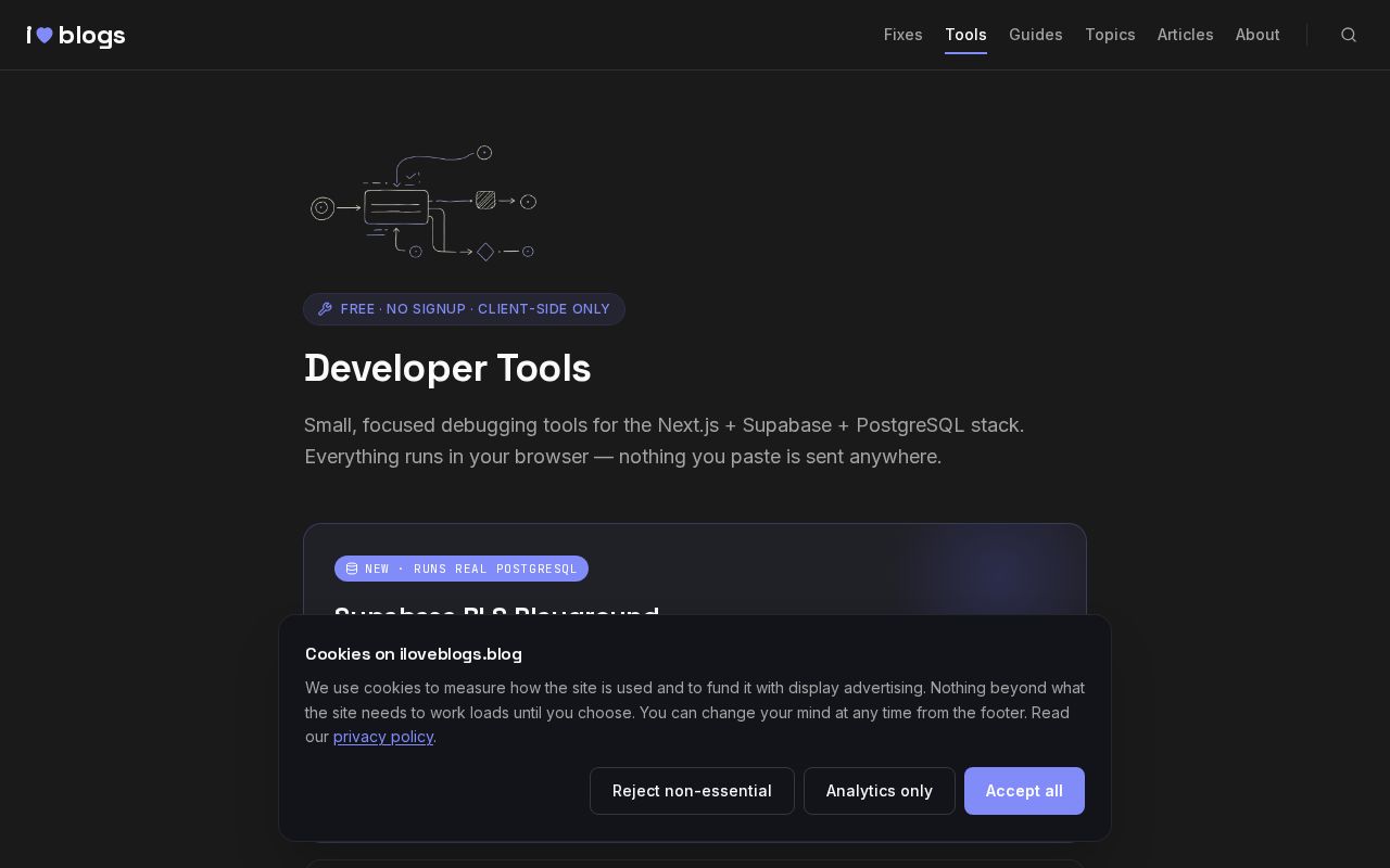 Preview of Dev Error Explainers