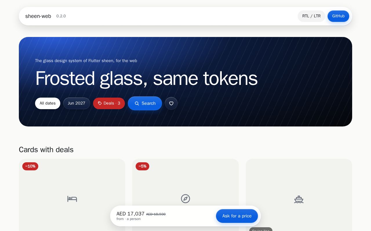 Preview of Sheen Web