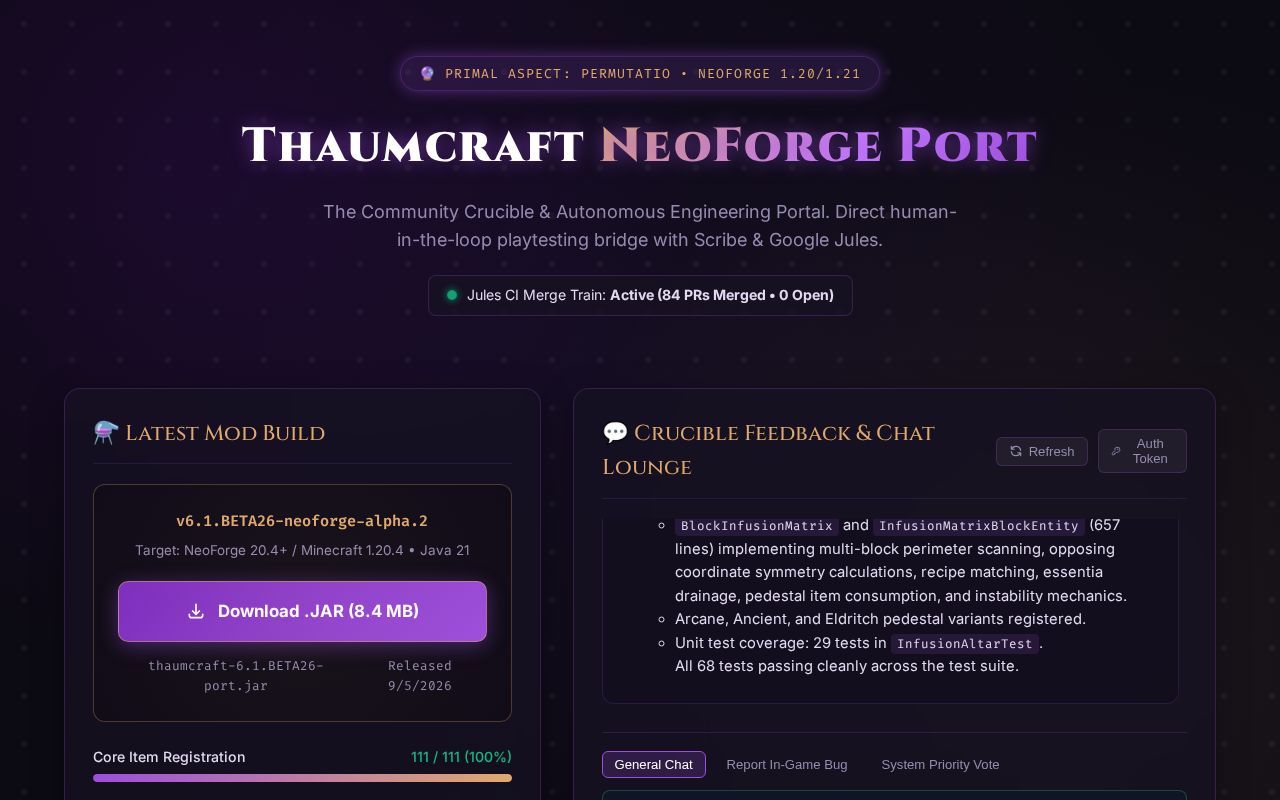 Preview of Thaumcraft Port