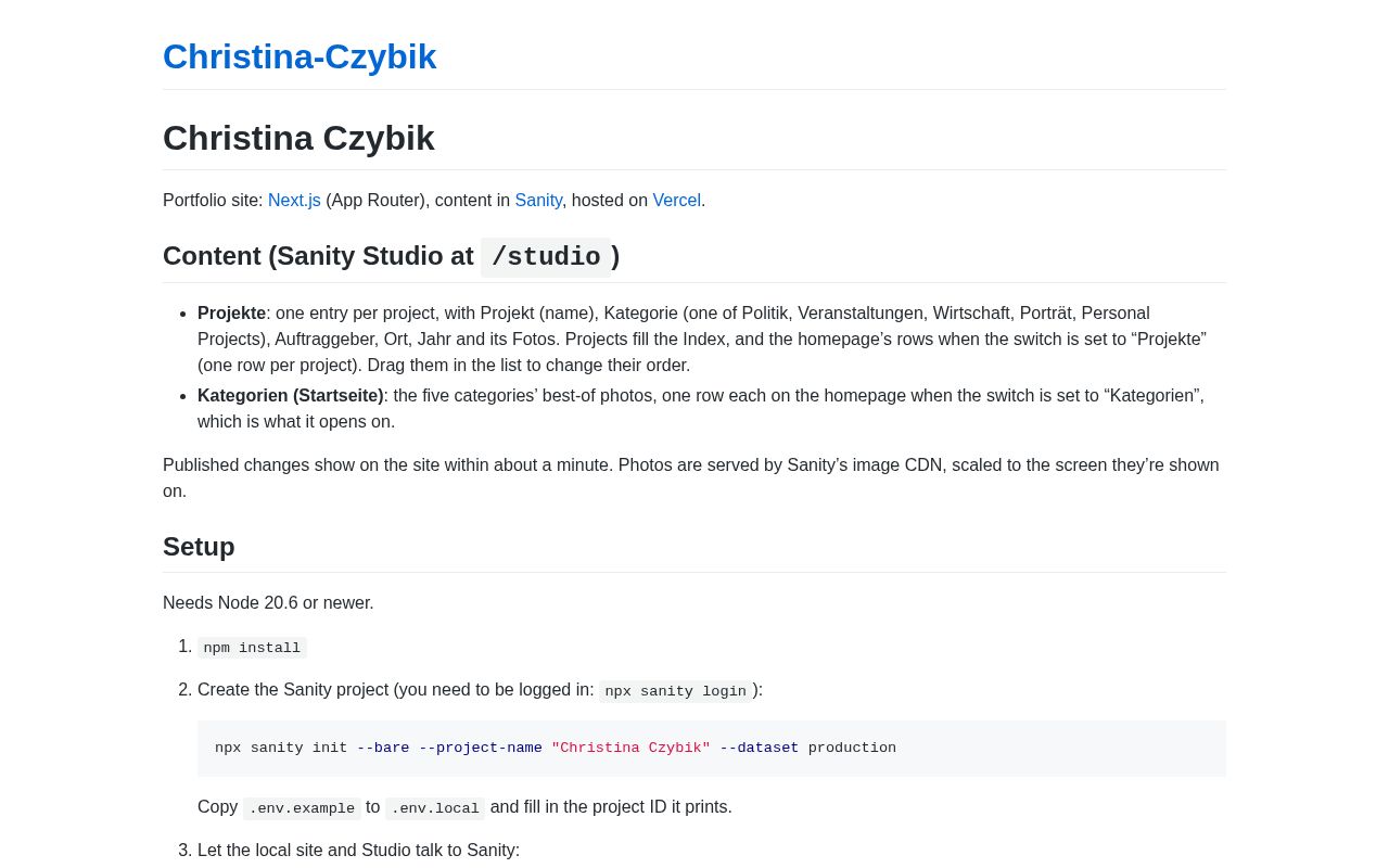 Preview of Christina Czybik