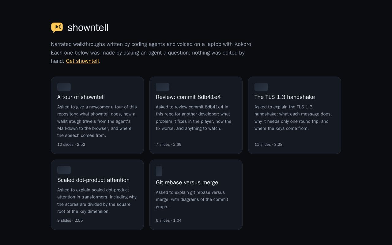 Preview of Showntell
