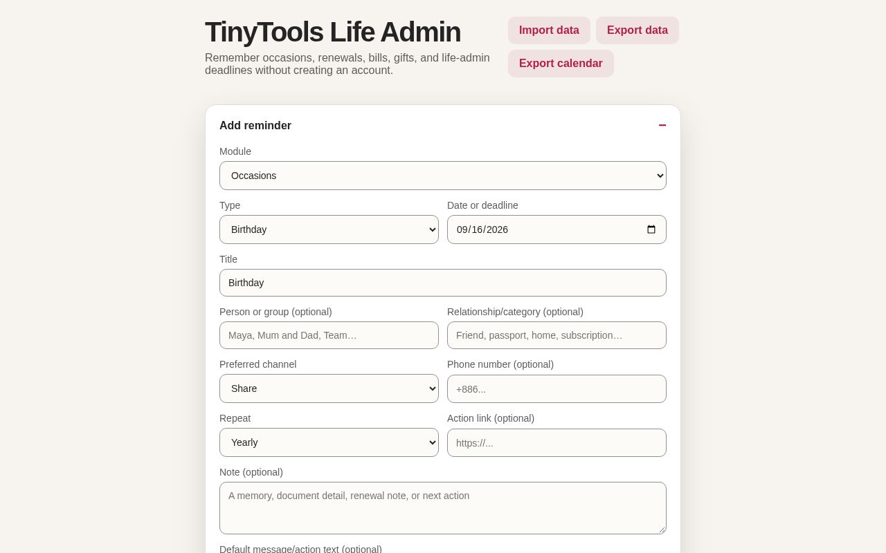 Preview of Tinytools