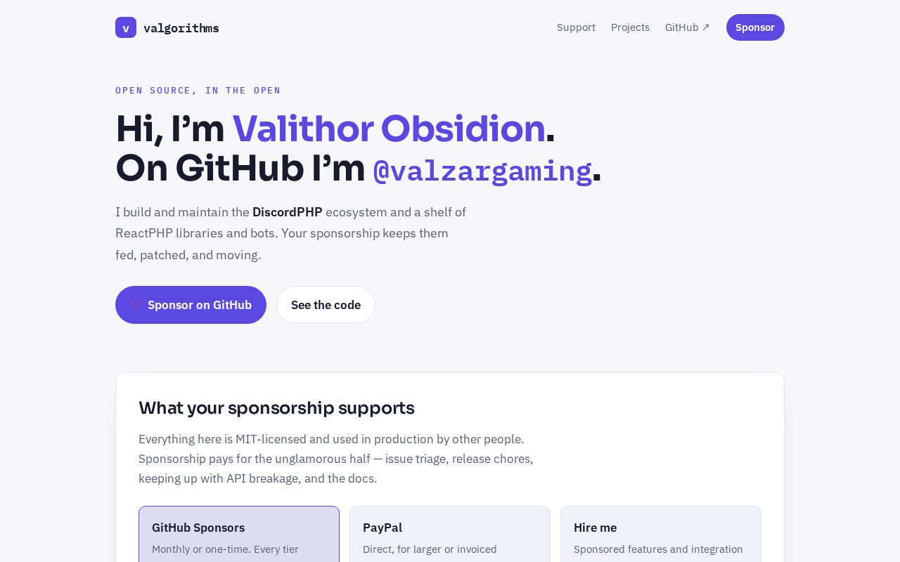 Preview of Valgorithms Com