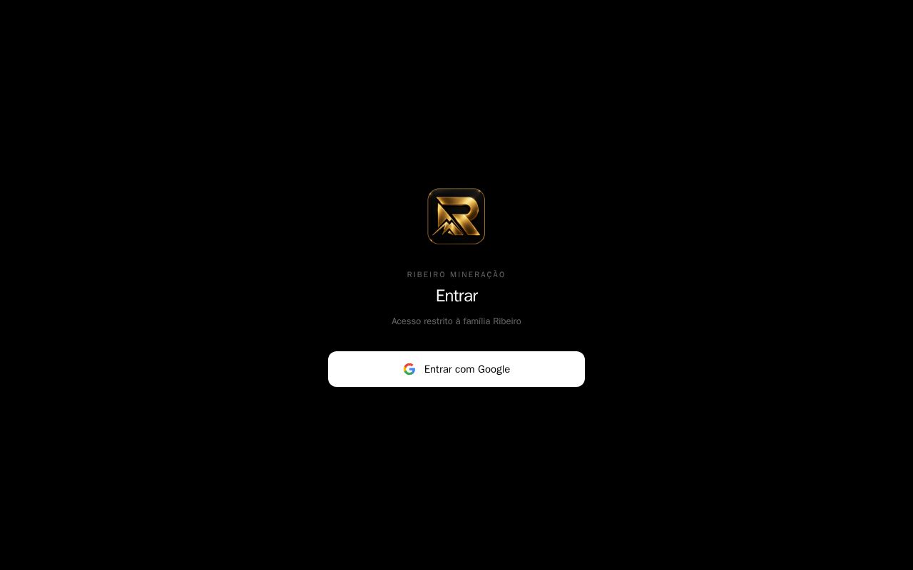 Preview of Sistema de controle financeiro Ribeiro Mineracao - MVP mobile-first