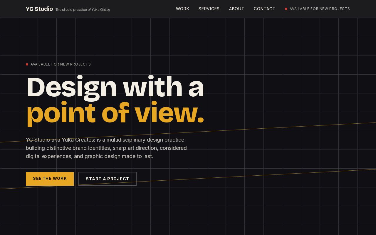 Preview of Graphics Consultant Website