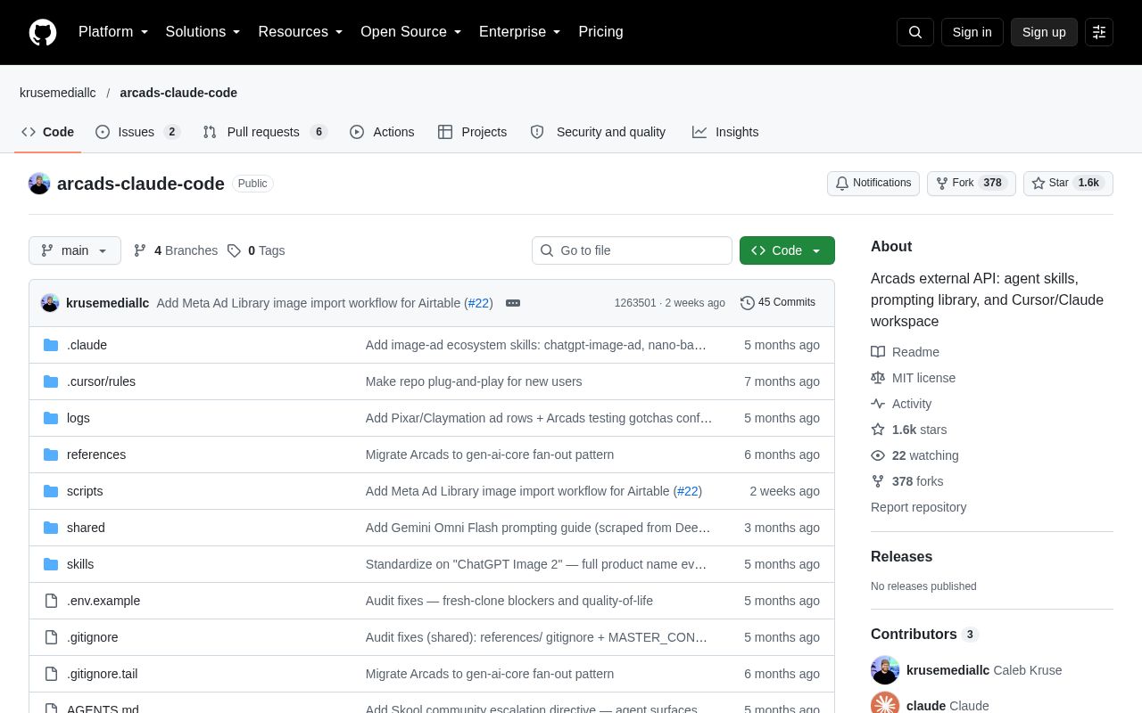 Preview of arcads-claude-code