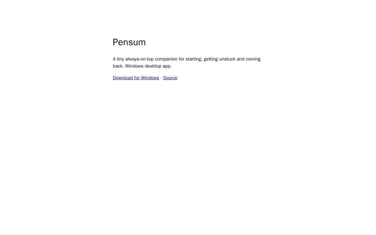 Preview of Pensum