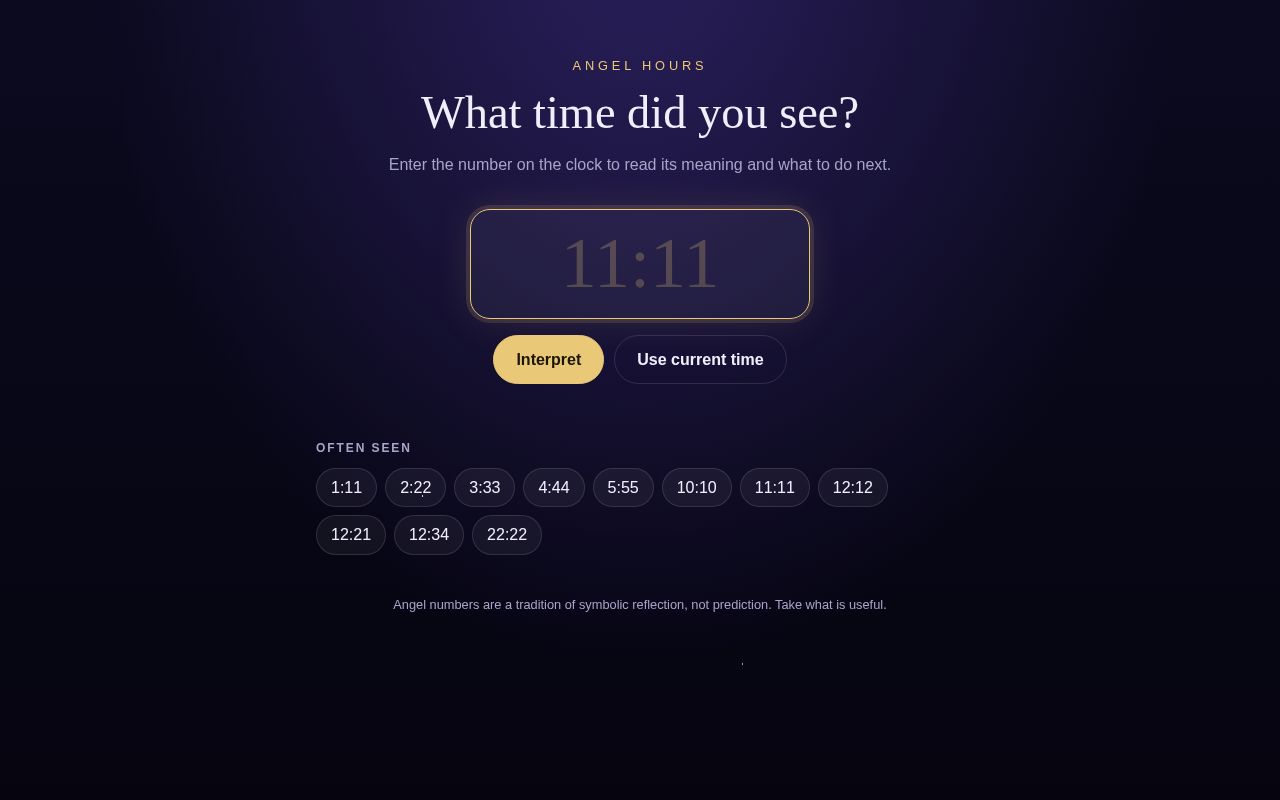 Preview of Angel Hours