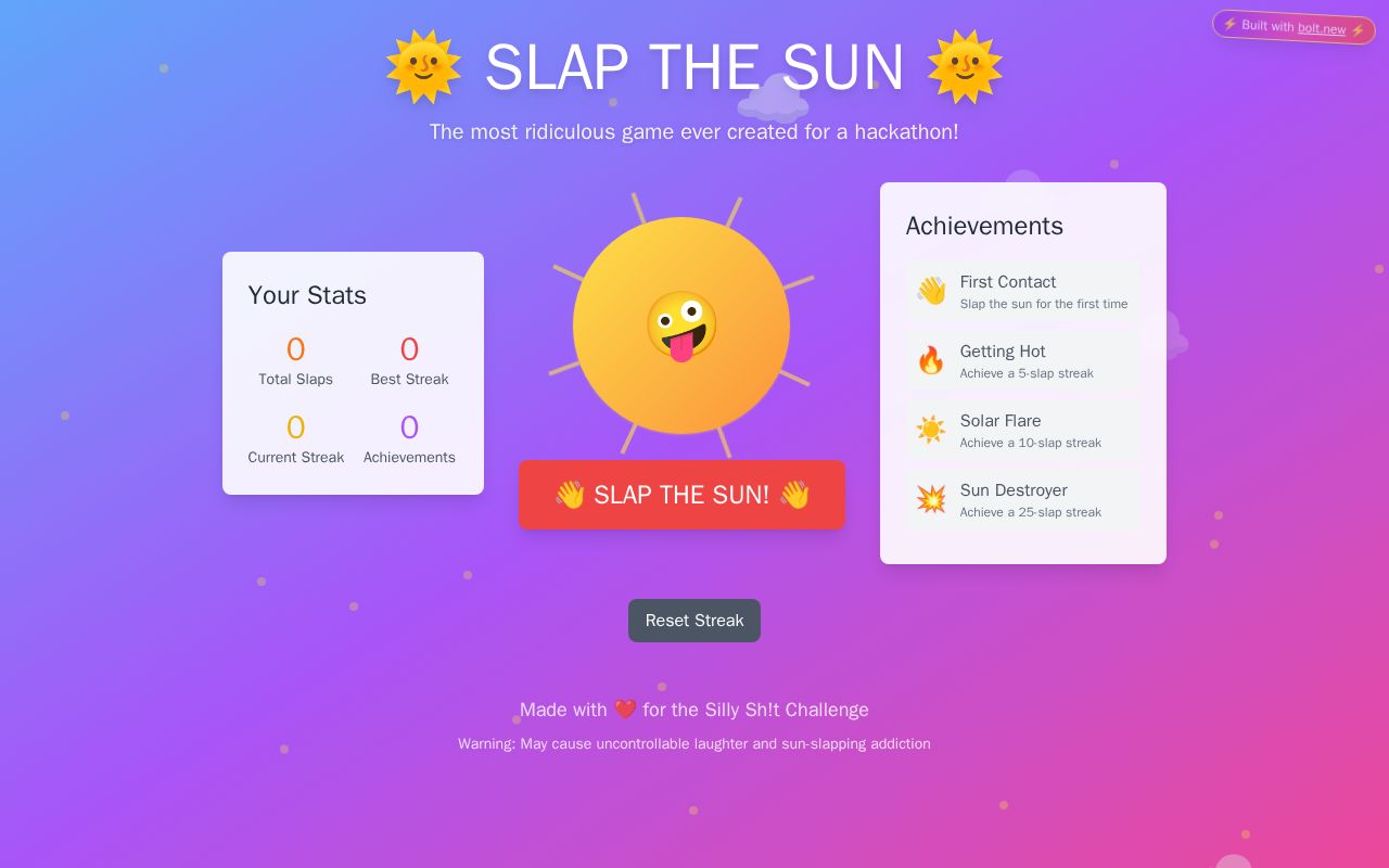 Preview of slap the sun