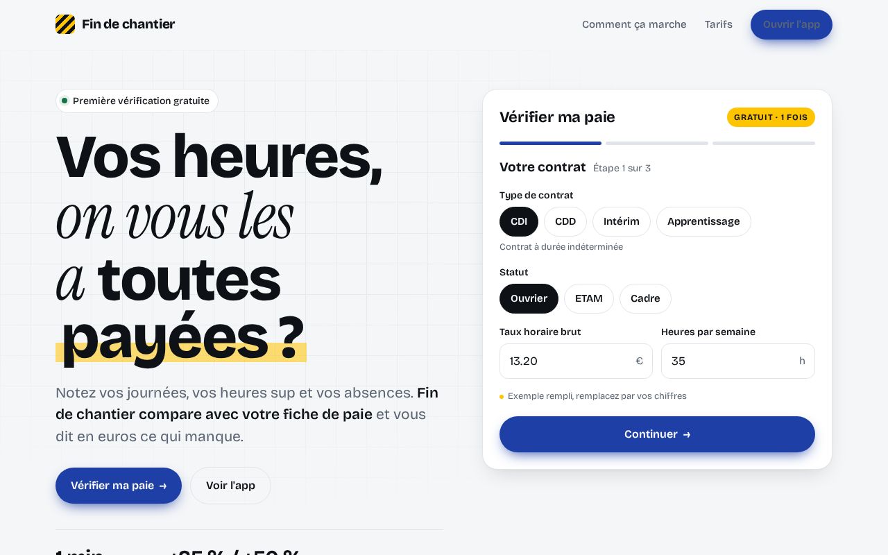 Preview of Fin De Chantier