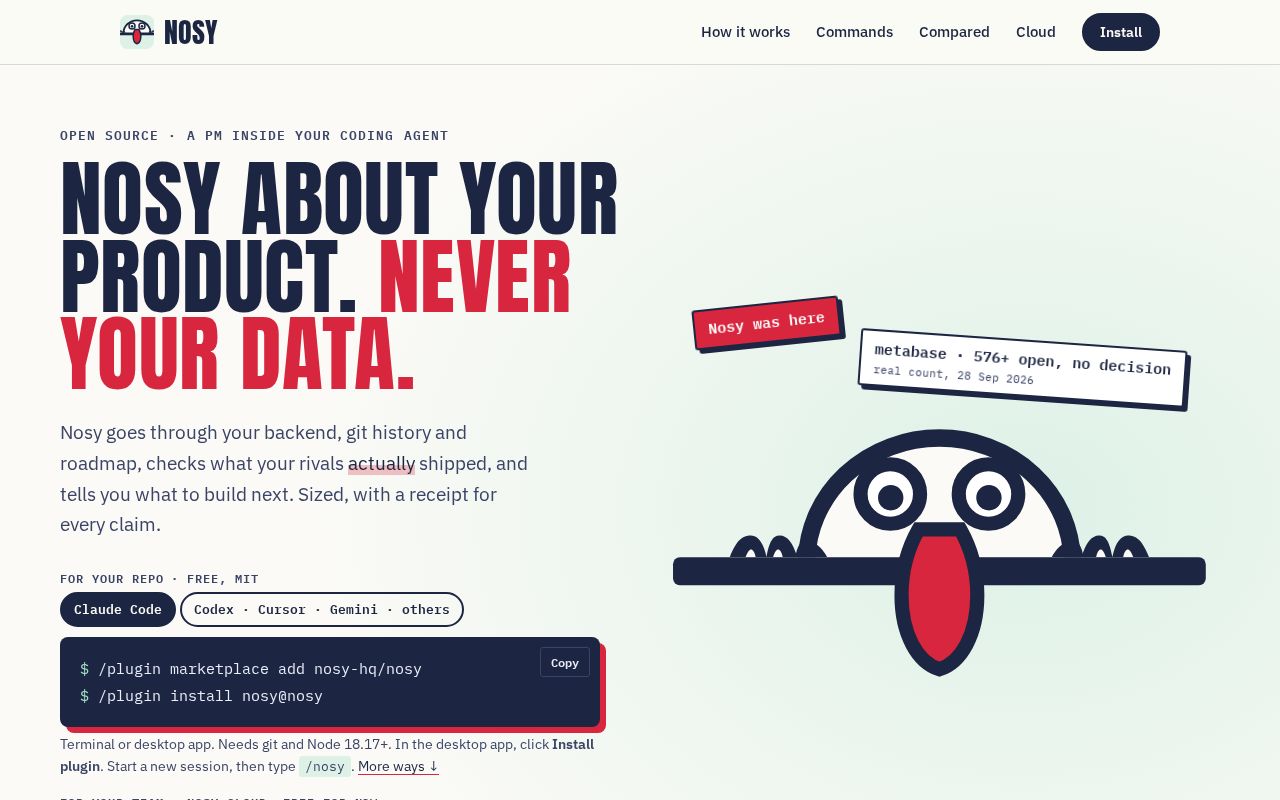Preview of Nosy