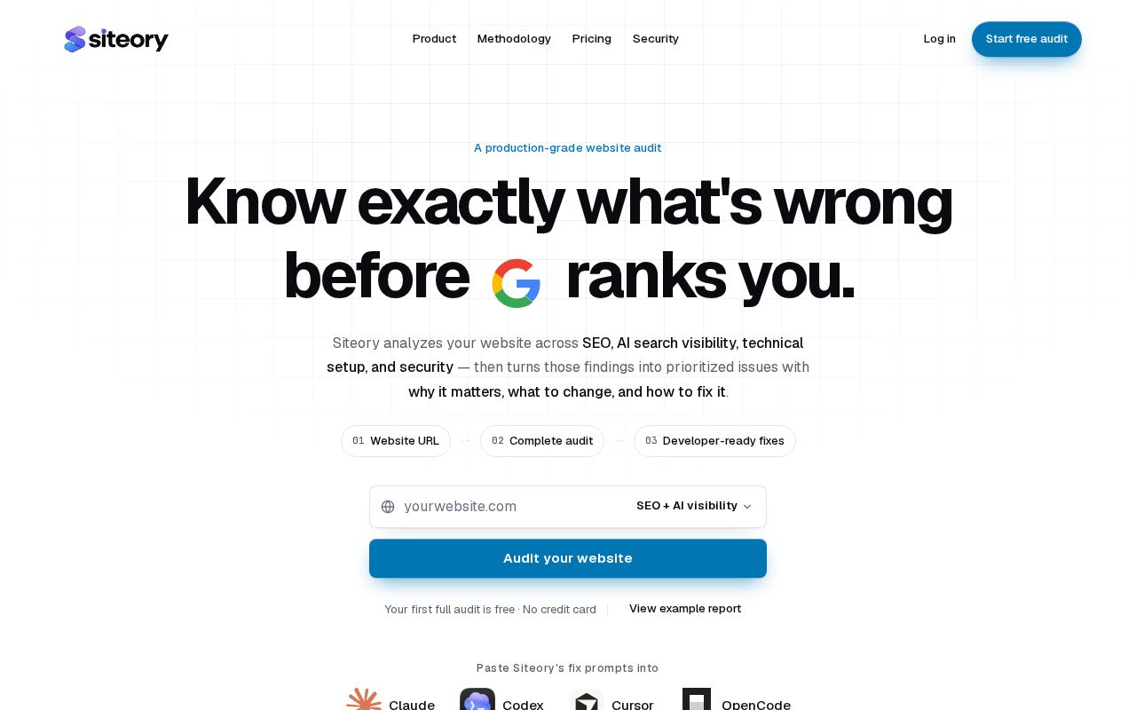 Preview of Find what's wrong with your website before your users do