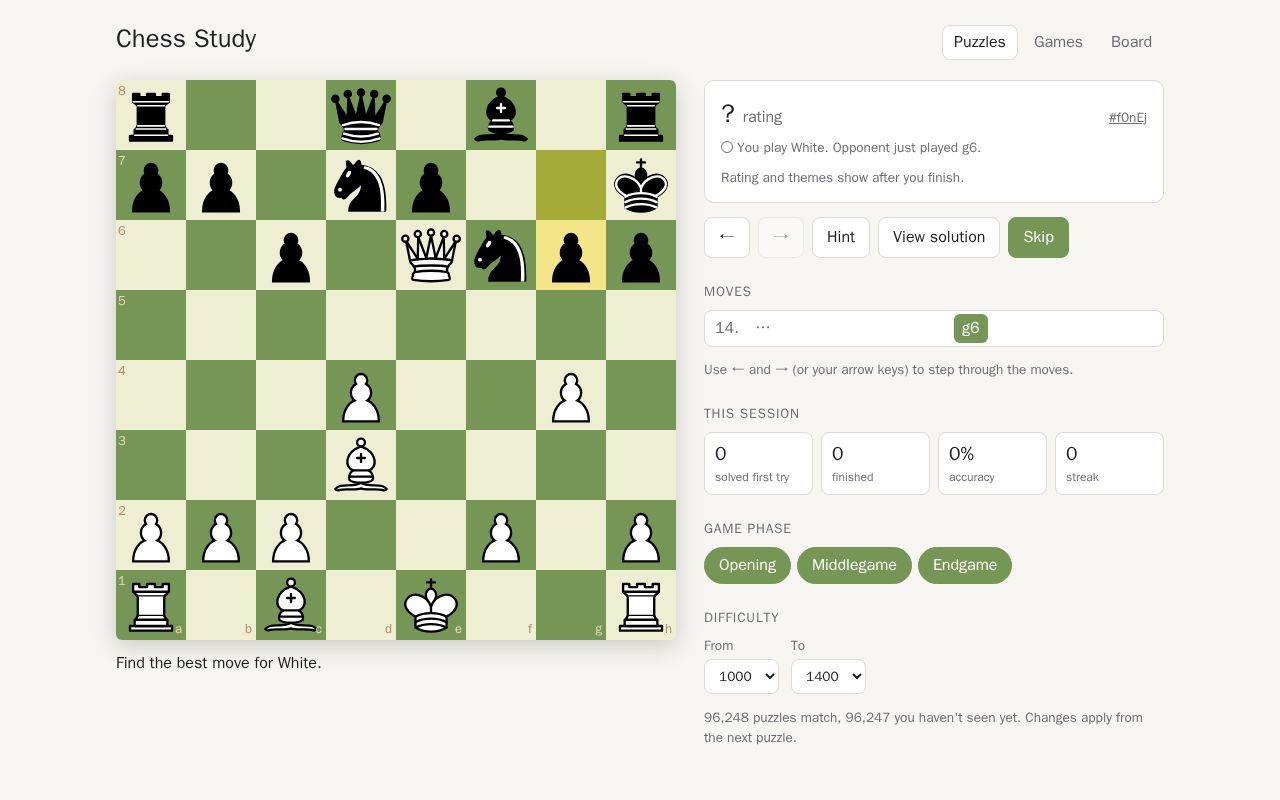 Preview of Chess Puzzles