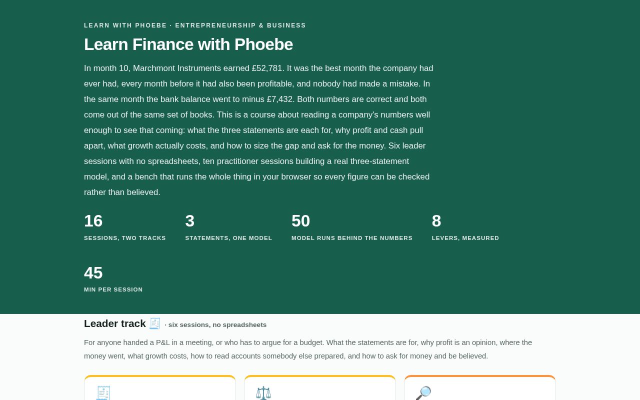 Preview of Learn Finance With Phoebe