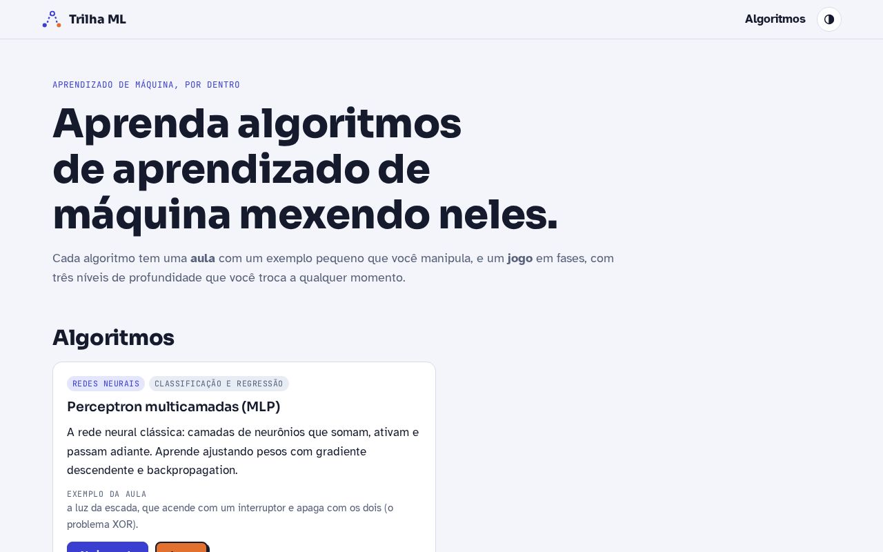 Preview of Trilha Ml