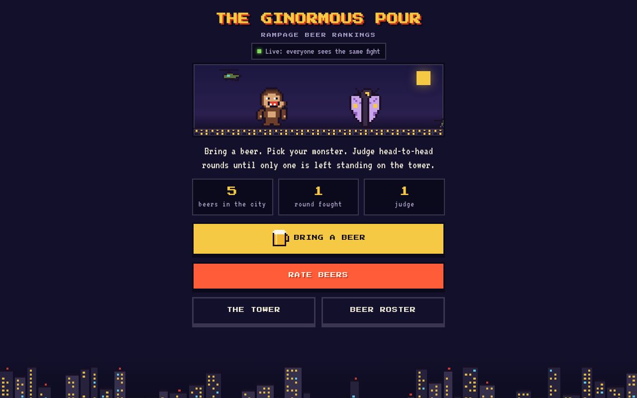 Preview of Ginormous Pour 2026