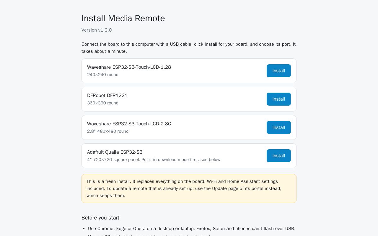 Preview of Ha Media Remote