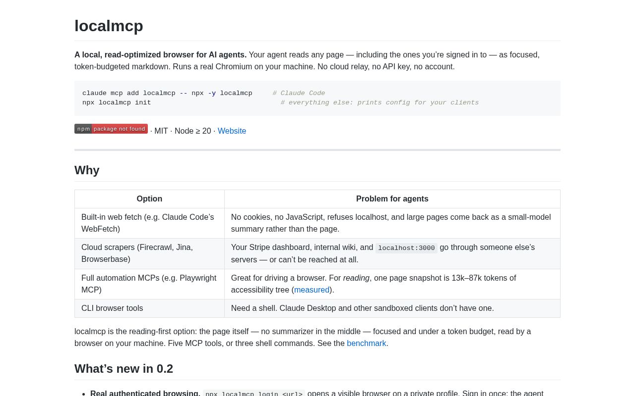 Preview of Localmcp