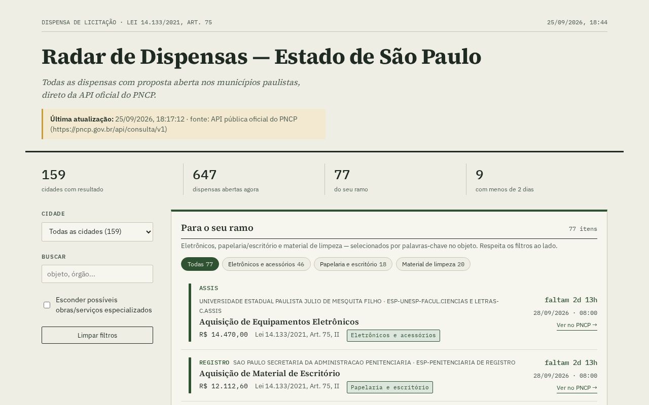 Preview of DispensaLicitacao