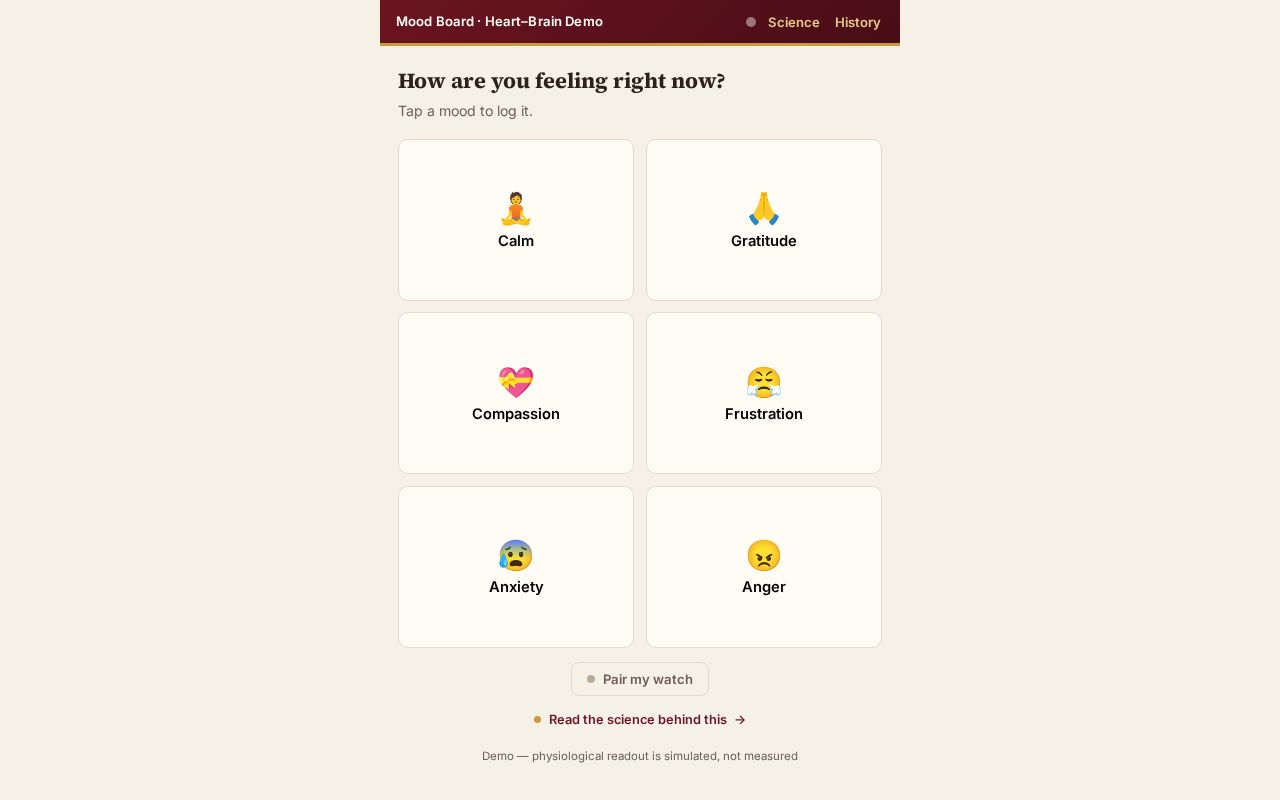 Preview of Moodboard App