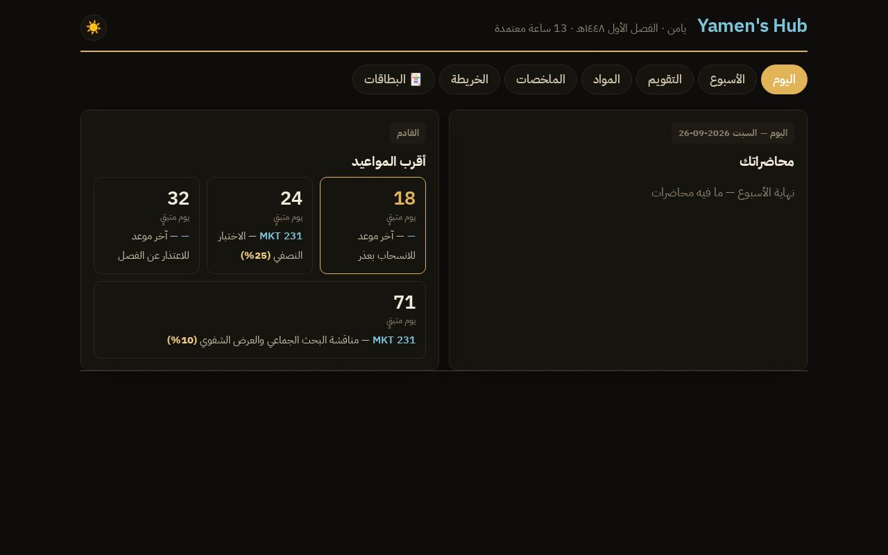 Preview of Yamen Hub
