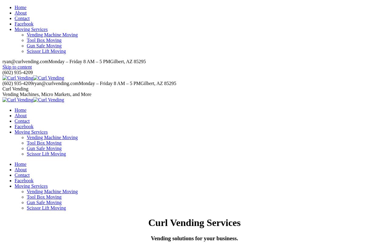 Preview of Curlvending Site