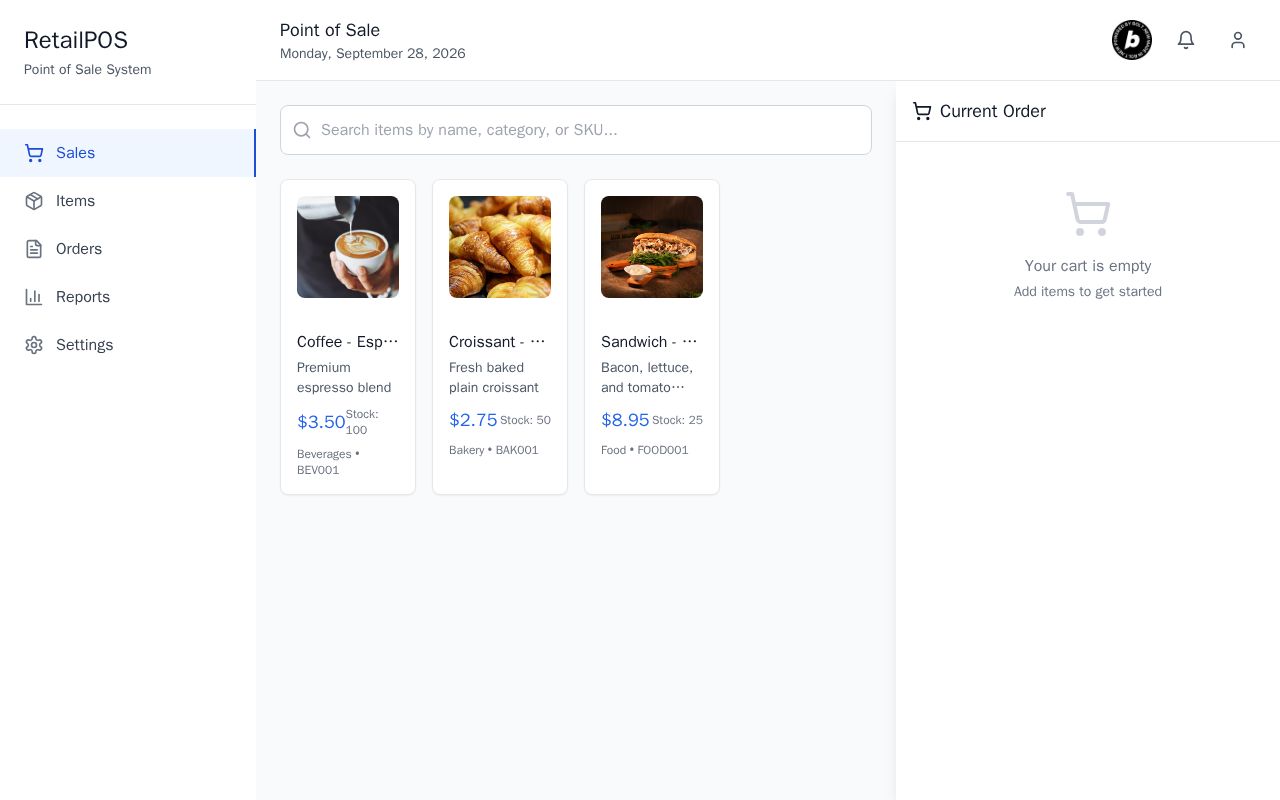 Preview of RetailPOS - Point of Sale tool