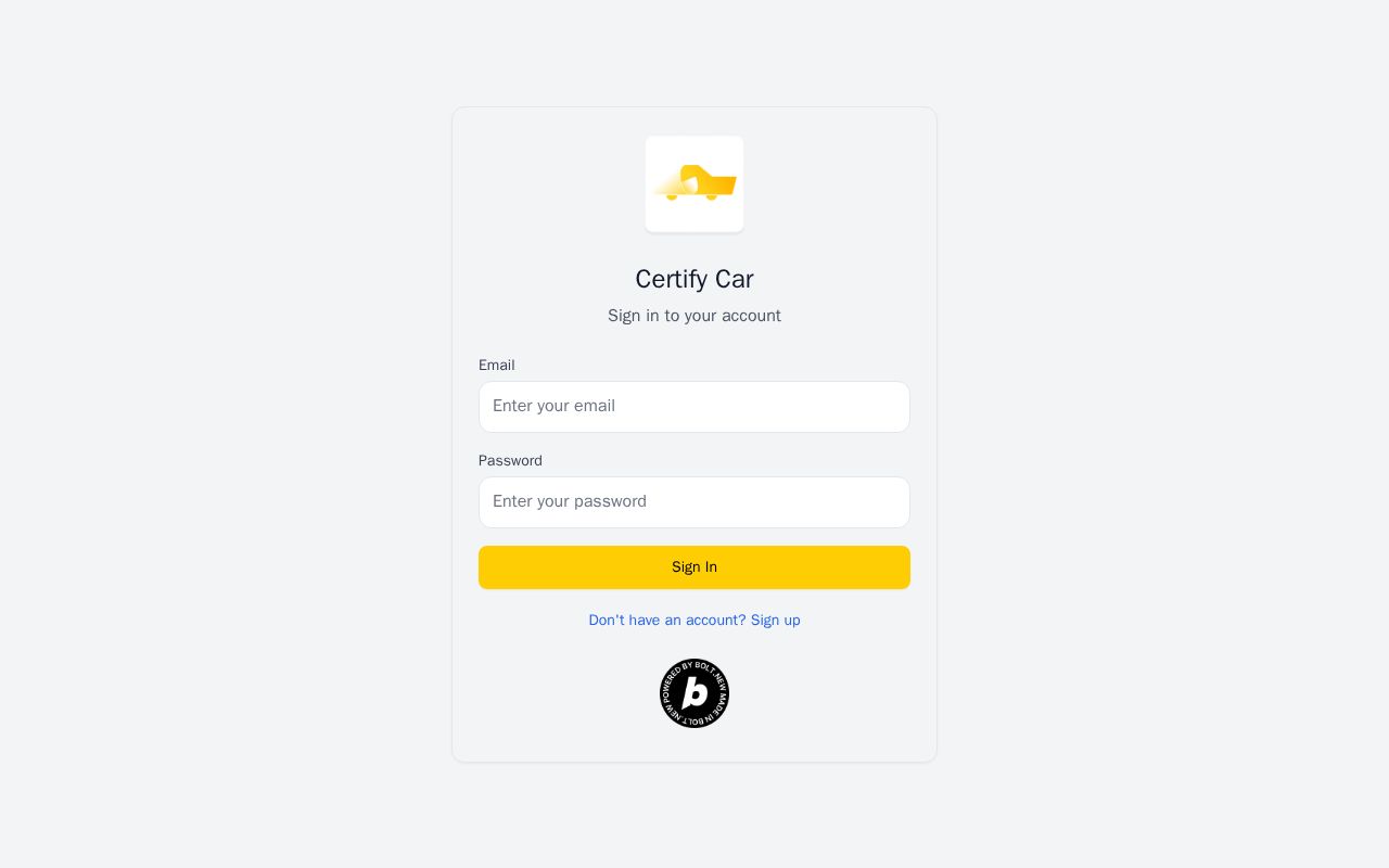 Preview of CertifyCar