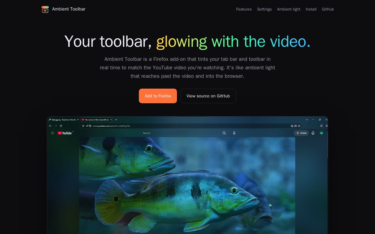 Preview of Ambient Toolbar