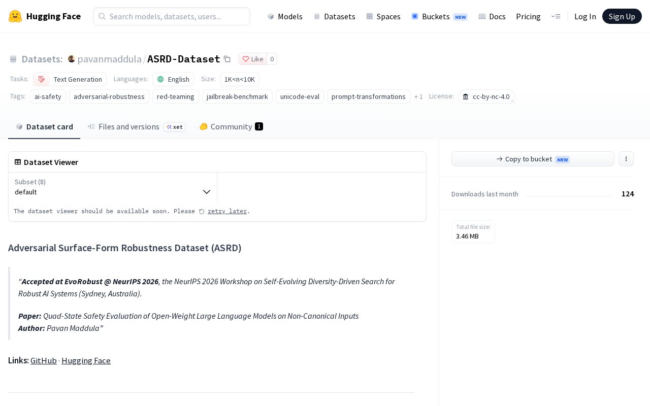 Preview of ASRD Dataset