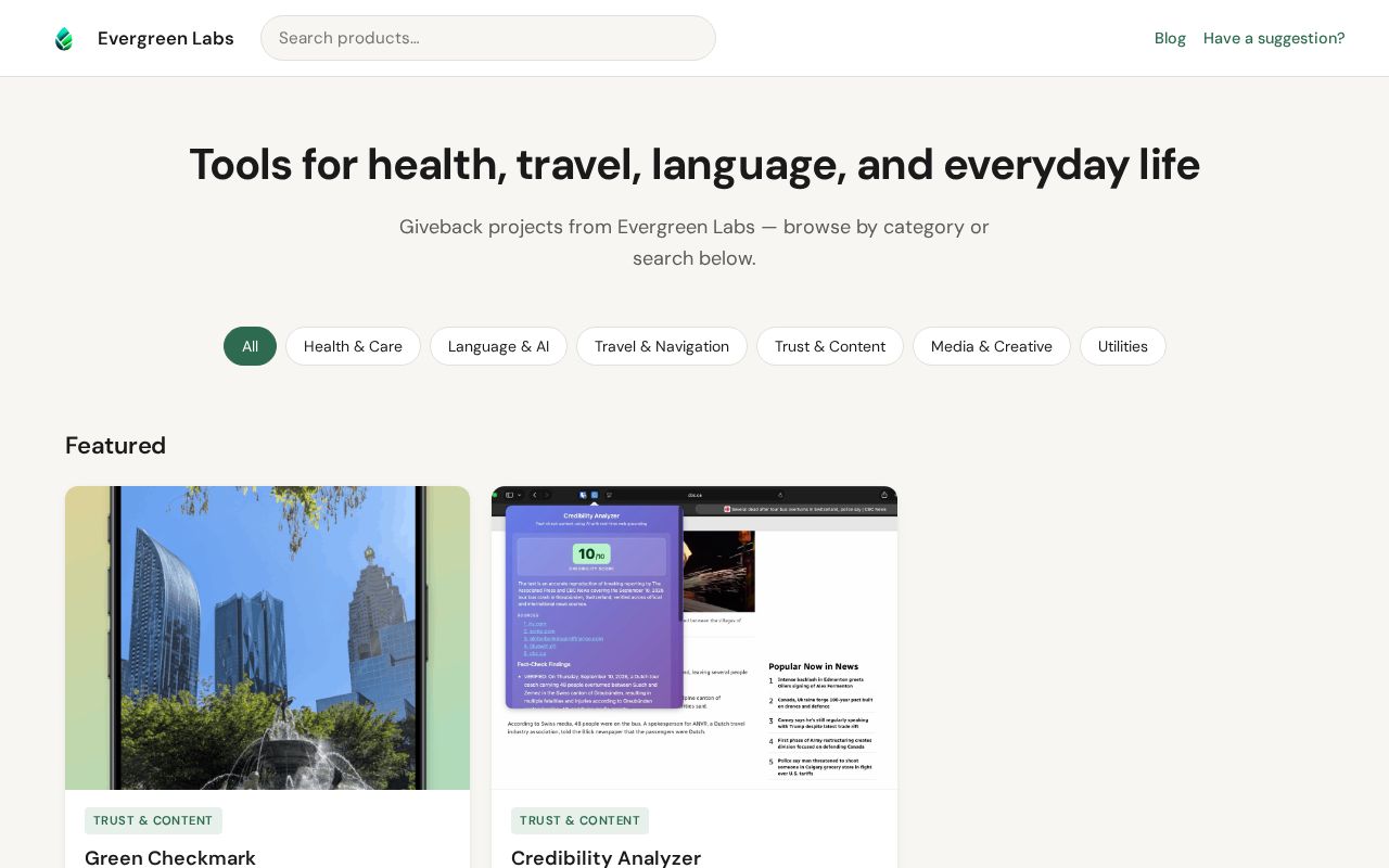 Preview of Evergreen Labs