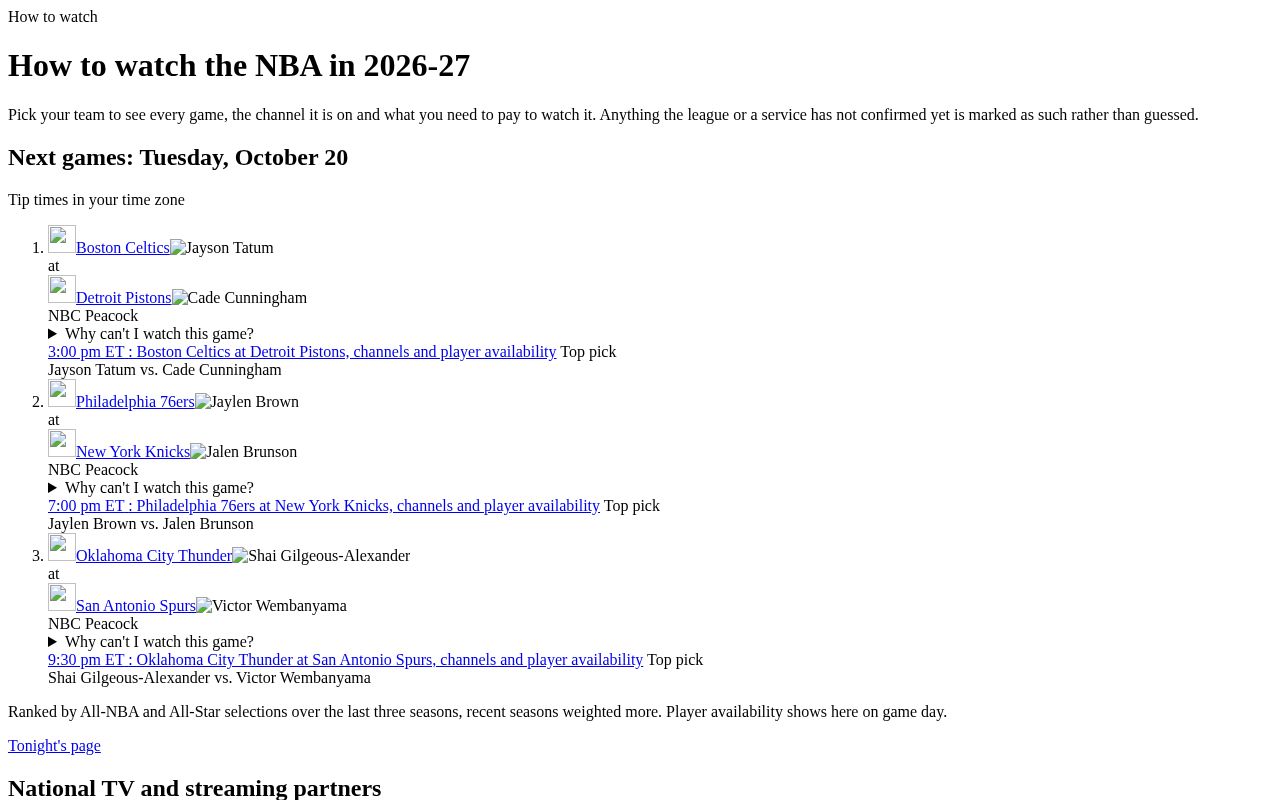 Preview of Nba Watch Guide
