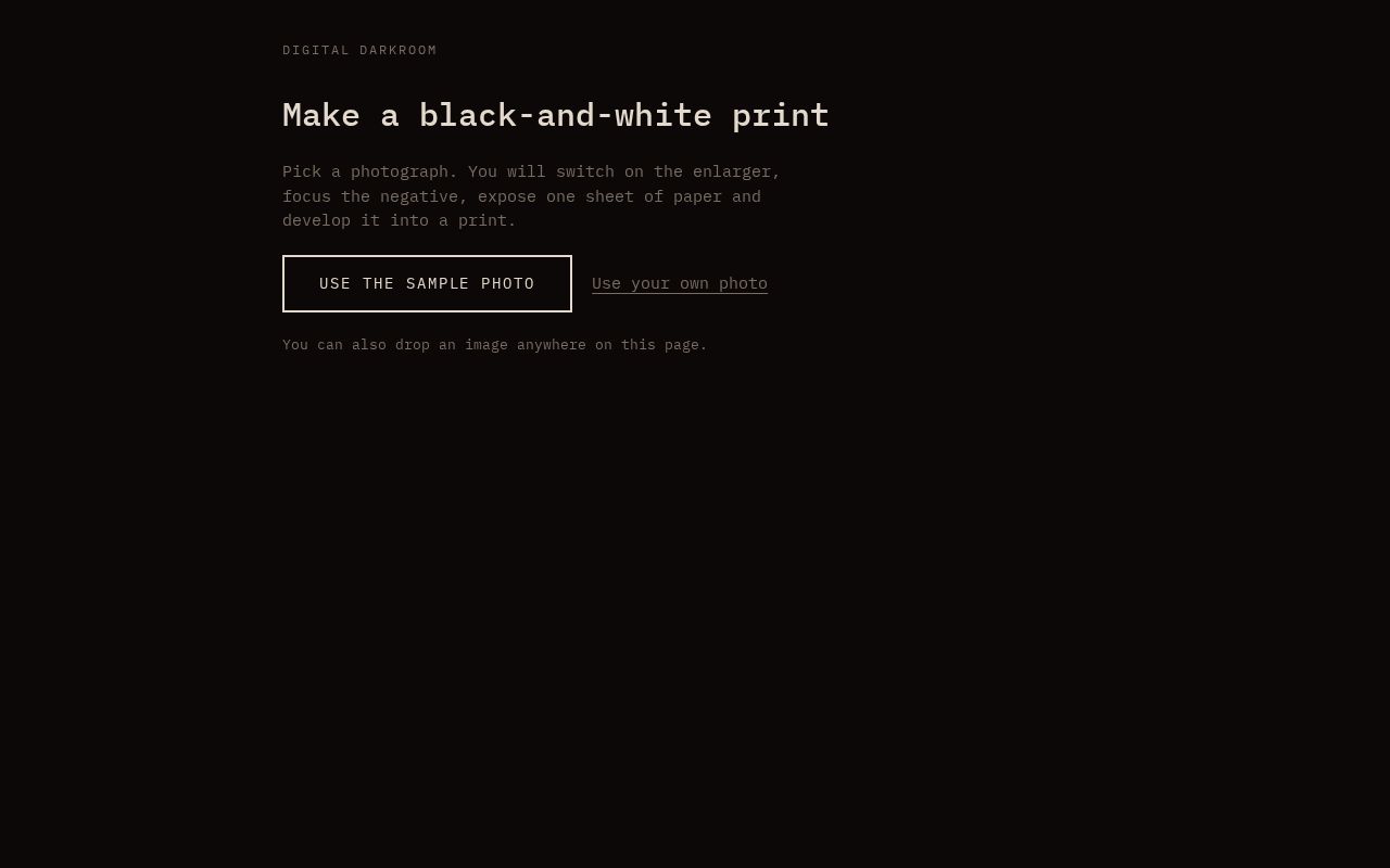 Preview of Digital Darkroom