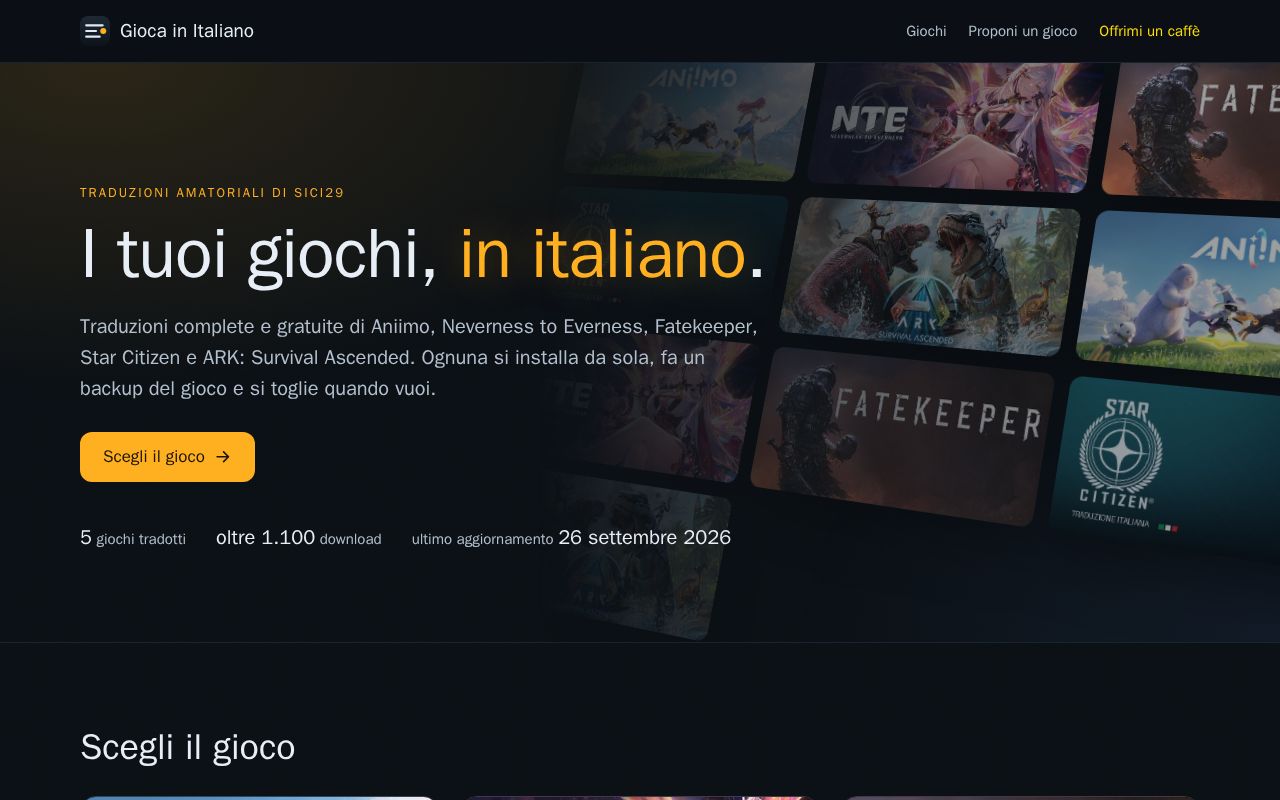 Preview of Gioca in Italiano