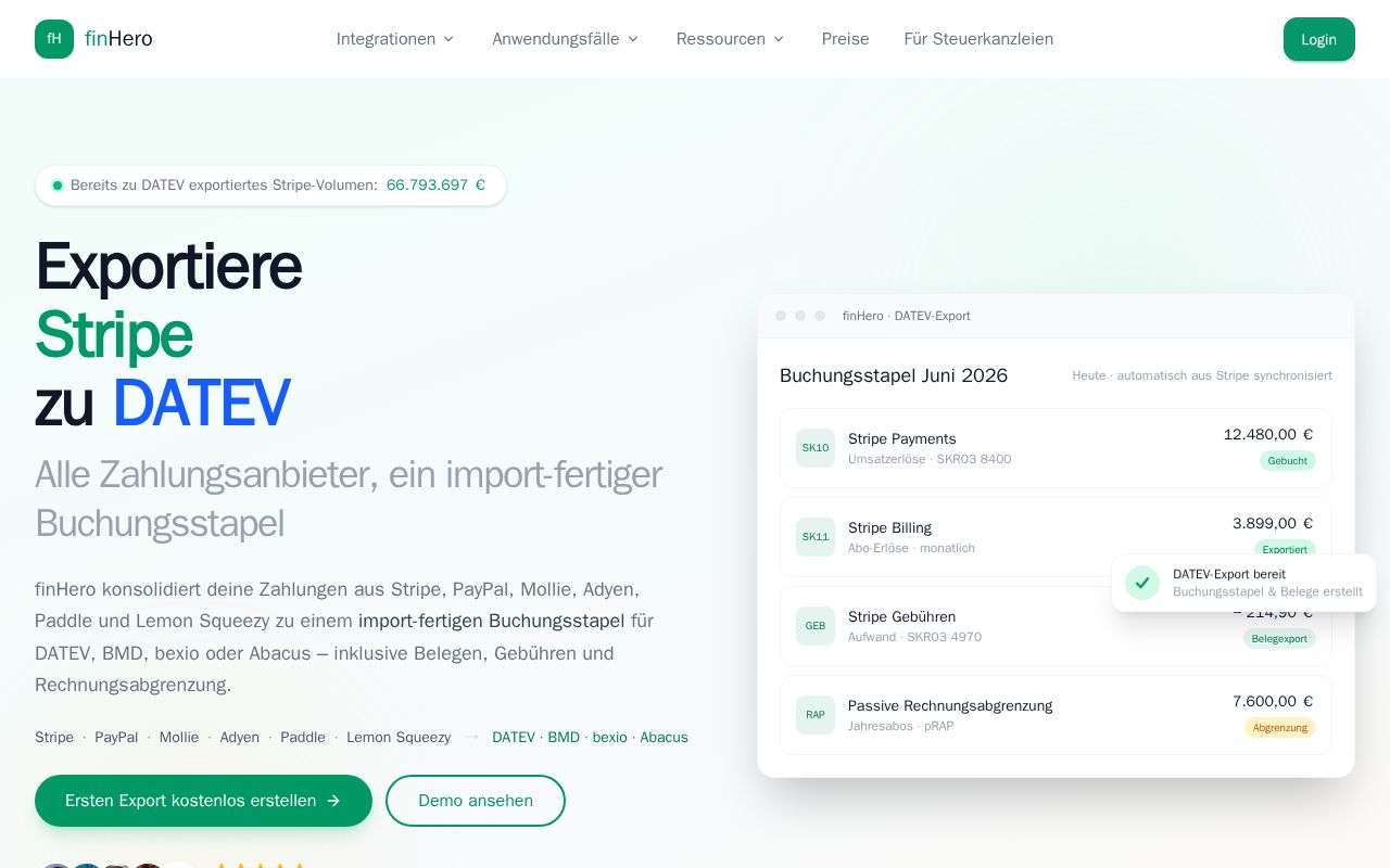Preview of Finhero Plugins