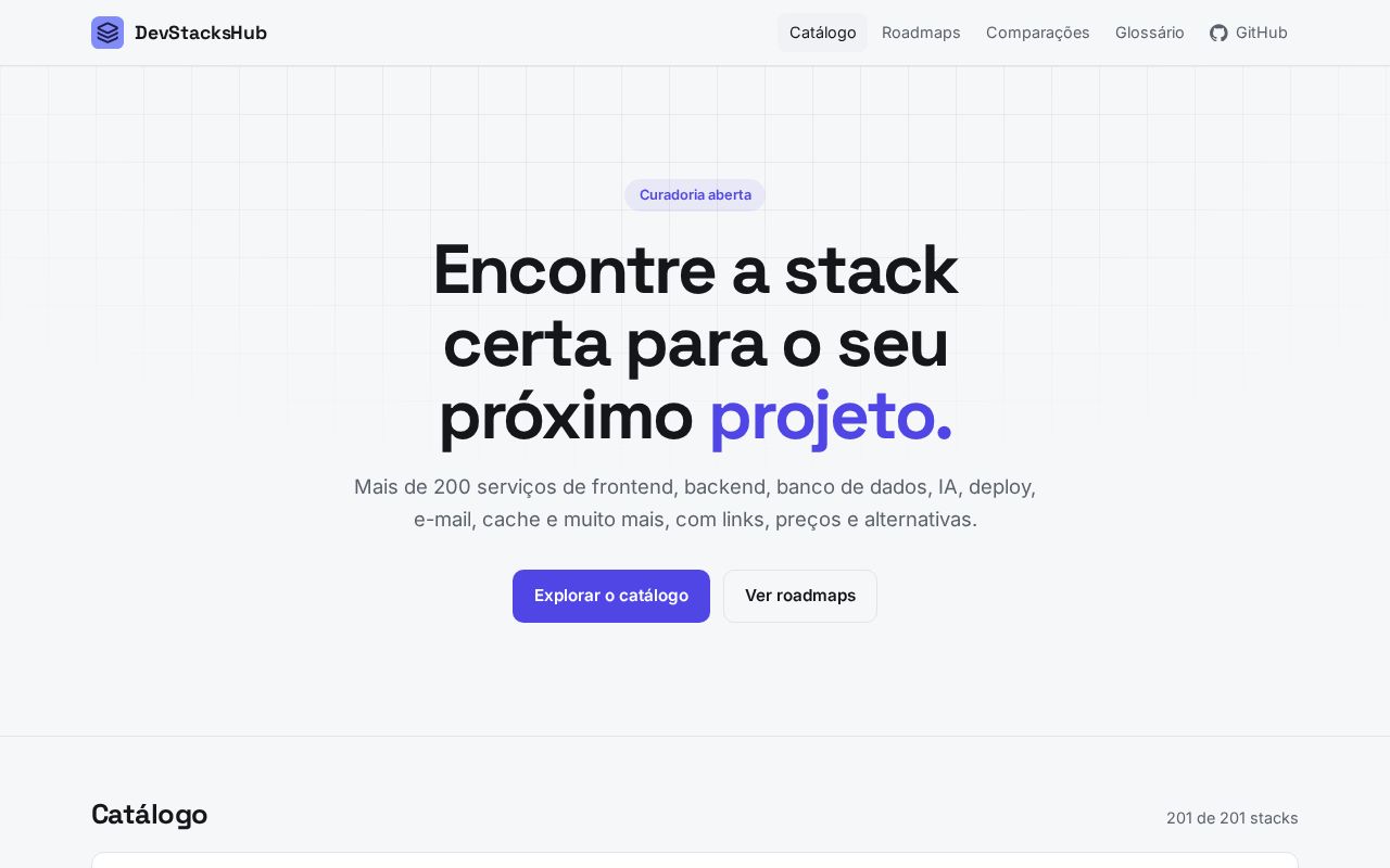 Preview of Devstackshub