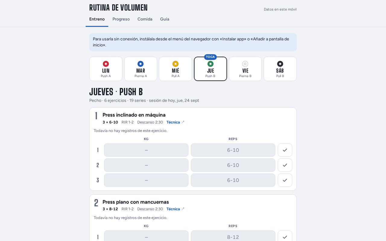 Preview of Rutina Volumen
