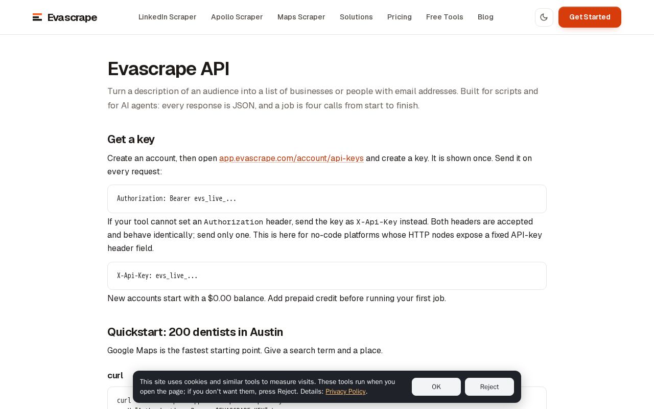 Preview of Evascrape Mcp