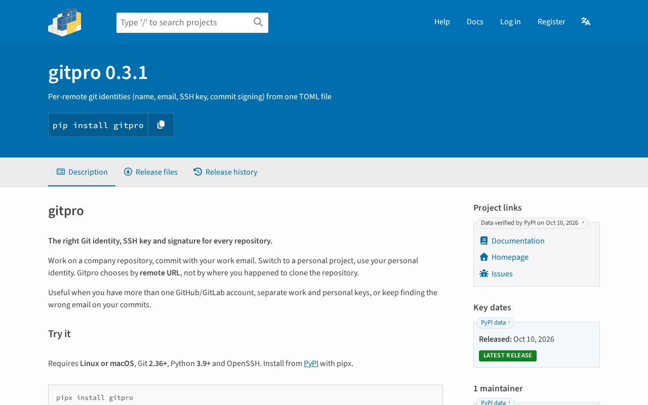 Preview of gitpro