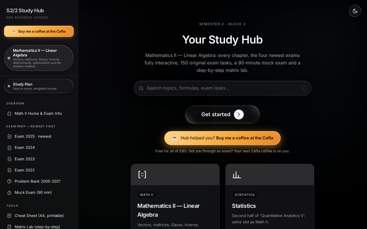 Preview of S22 Study Hub