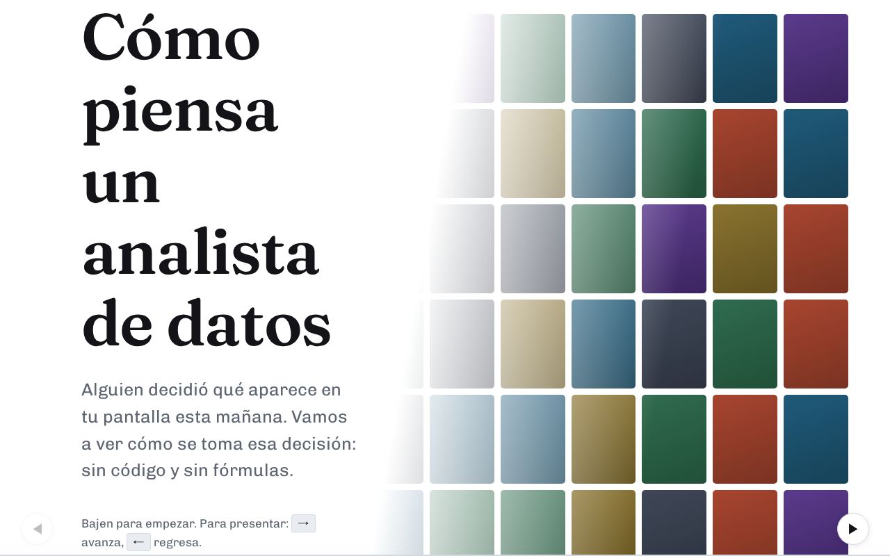 Preview of Demo interactivo de webinar: cómo piensa un analista de datos