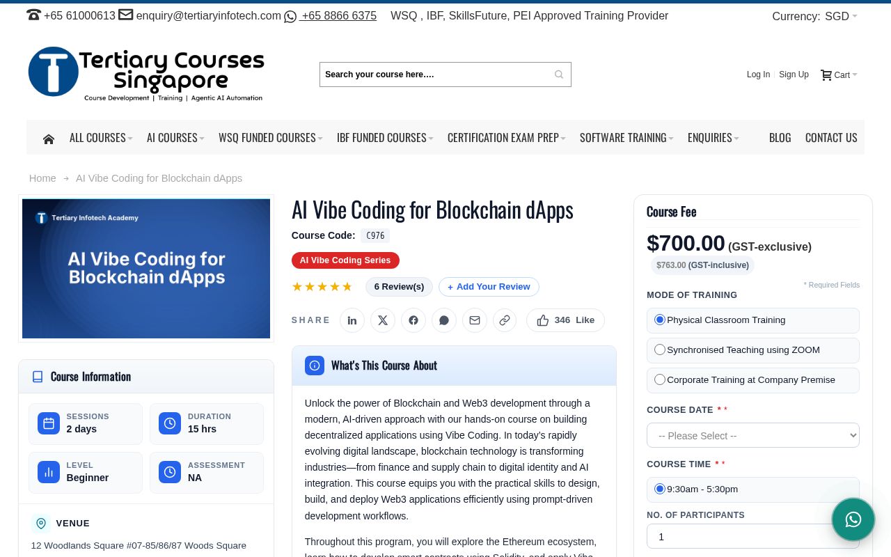 Preview of C976 AI Vibe Coding For Blockchain DApps