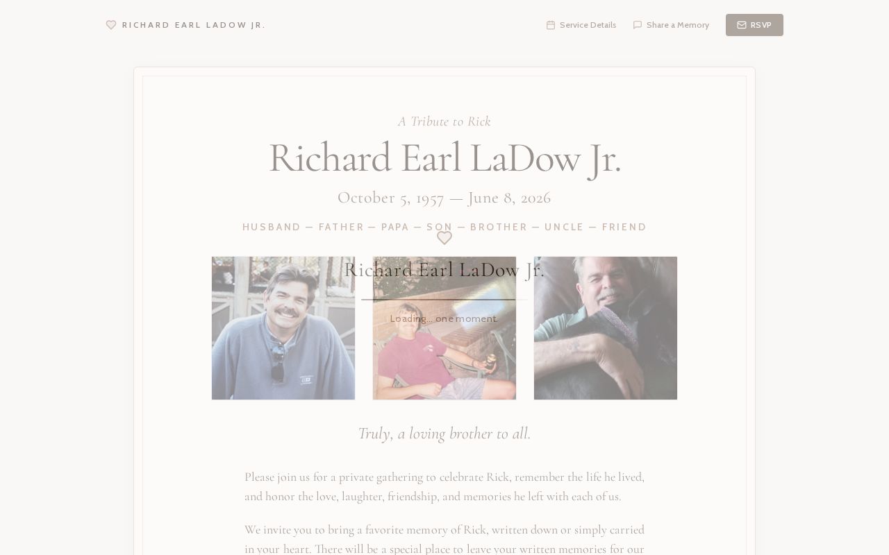Preview of Rick Memorial