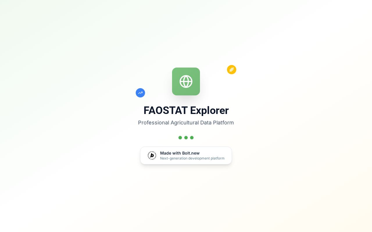 Preview of FAOStats Data explorer