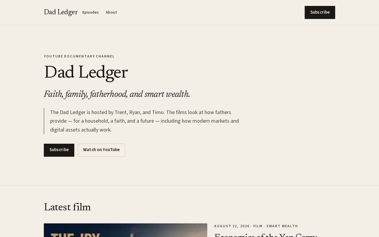 Preview of Dad Ledger