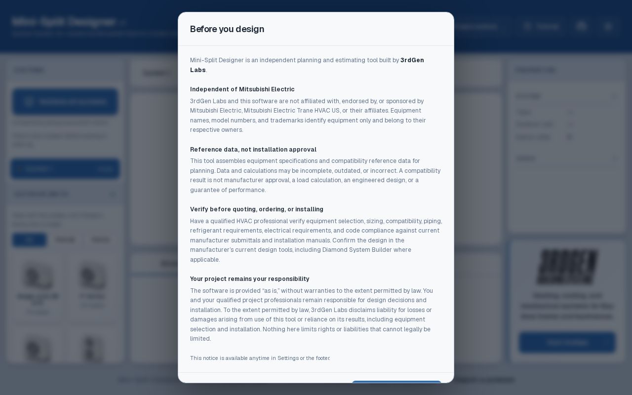 Preview of Minisplit Designer