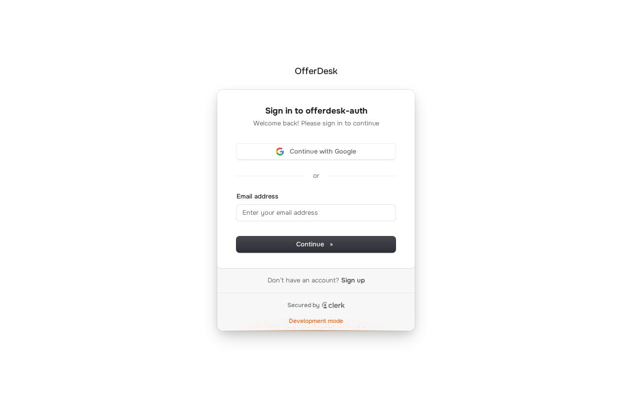 Preview of Offerdesk