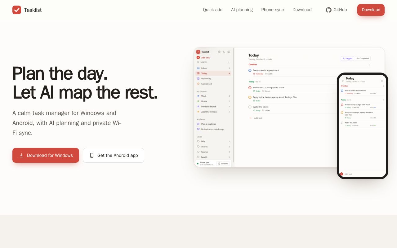 Preview of Tasklist