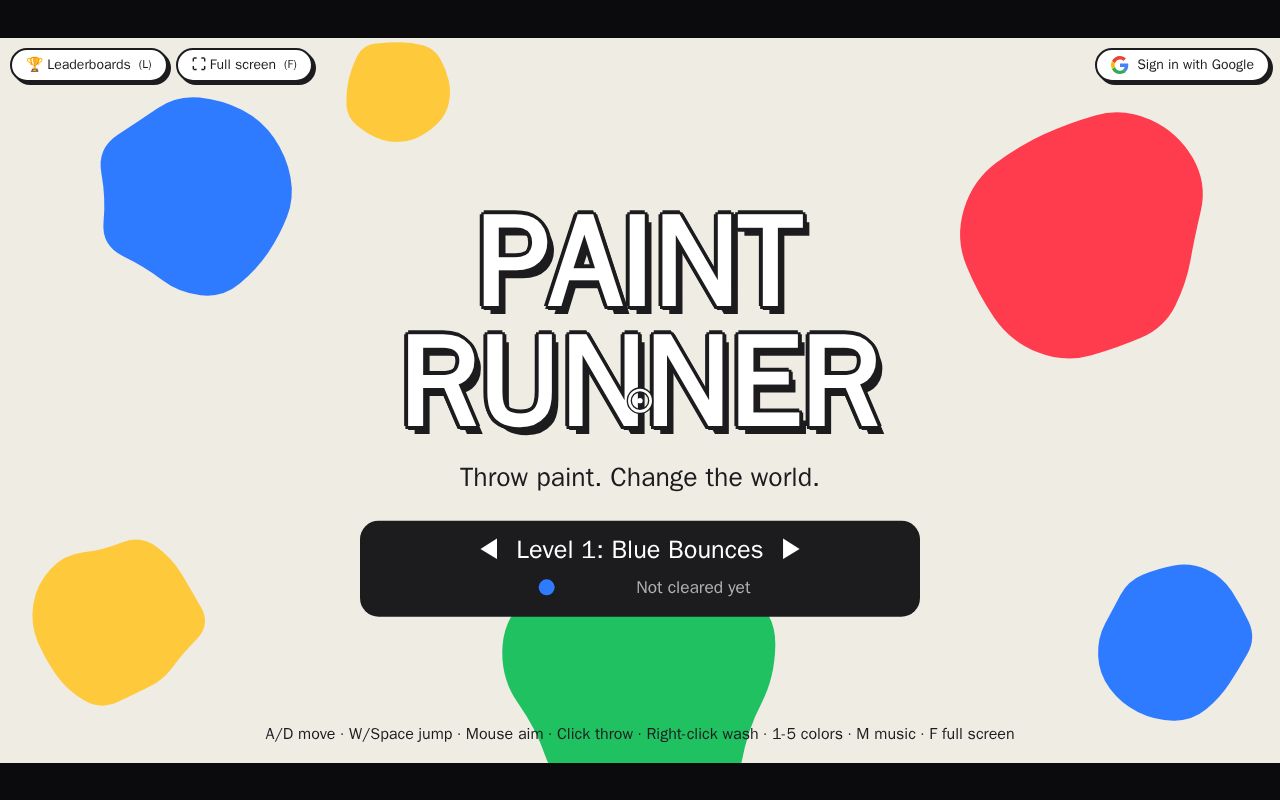 Preview of Paint Runner